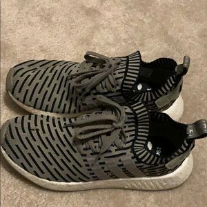 Adidas NMD shoes.